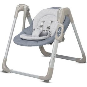 Resim Inglesina Wave Kendiliğinden Sallanan Müzikli Bebek Sandalyesi Mavi 
