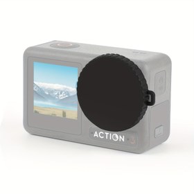 Resim DJİ Osmo Action 3/4/5 Pro için PULUZ Silikon Lens Kapağı - Çizilmeye Karşı Dayanıklı Tasarım, Toz Geçirmez Kamera Aksesuarı (Siyah) | Şık Aksesuar | Pürüzsüz Dokulu 
