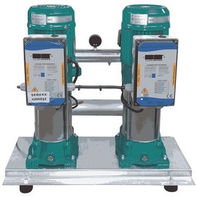 Resim Varan Hmc10x2 Hıd Paslanmaz Çift Pompalı Hidrofor 5 HP / 3.75 kW Trifaze 380 V, 116 Mss, 16 M3/h 