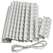 Resim Konesam Kare 3v 50 Adet Smd Led Işık İçin Optik Lens Filtreli, Yüksek Parlaklık, Enerji Tasarruflu, Homojen Parıltı, Yüksek Işık Geçirgenliği 