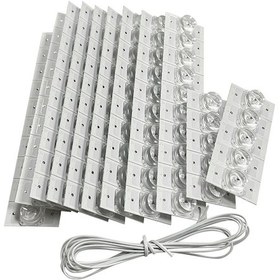 Resim Konesam Kare 3v 50 Adet Smd Led Işık İçin Optik Lens Filtreli, Yüksek Parlaklık, Enerji Tasarruflu, Homojen Parıltı, Yüksek Işık Geçirgenliği 