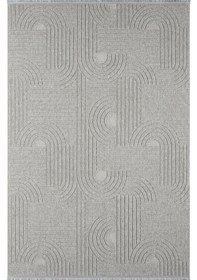 Resim Loopy Gri Halı Salon Oturma Odası Çocuk Odası Yatak Odası Halısı 623 Gri 