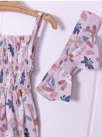 Resim Kidaxi Tavşan Temalı Desenli Bandana Gömlek Body Takım 1-3/3-6/6-9/9-12 Ay Çok Renkli 