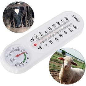 Resim Ayt Powermaster Pm-24665 Sıcaklık Nem Ölçer Analog Termometre -20 +50 Derece Arası Ölçüm Ev Duvar Tipi 