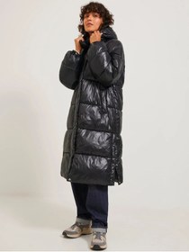 Resim Jjxx Kapüşonlu Şişme Siyah Kadın Mont 12236546 001 