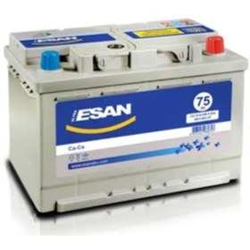 Resim 12V 75 Amper Esan Akü 640 Aen 2 Yıl Garantili / 554817780 