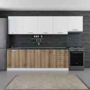 Resim Minar 300 cm Mutfak Dolabı Beyaz Dore 300-D11 