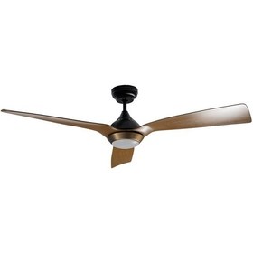 Resim Alsanfan Chic Koyu Aydınlatmalı Uzaktan Kumandalı Tavan Vantilatörü 132 cm 