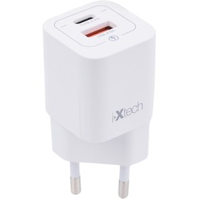 Resim İXTECH 33w Akıllı Hızlı Şarj Cihazı Beyaz 