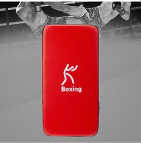 Resim Tekvando Kick Pad Boks Pedi Pu Deri Mma Muay Thai Dövüş Kırmızı 