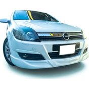 Resim Opel Astra H Ön Ek Makyajsız Kasa 2004 2005 2006 2007 2008 2009 Mat Siyah Plastik Ön Karlık 