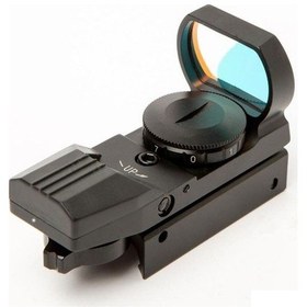 Resim 4 Farklı Nokta Gösterişli Çift Işıklı Avcılar Için Hedef Noktalayıcı Altın - Kırmızı 