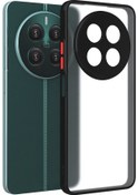 Resim Realme 12 Kılıf Hptk Hux Kapak - Siyah Siyah 