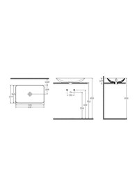 Resim İsvea - Sistema 60 Cm Tezgah Üstü Lavabo Beyaz - 10sf53060sb 1466841 