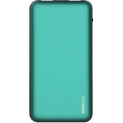 Resim Recci RPB-P05 Greeny Serisi LED Işık Göstergeli Hızlı Şarj Özellikli Taşınabilir Powerbank 22.5W 10000MAH 