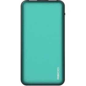 Resim Recci RPB-P05 Greeny Serisi LED Işık Göstergeli Hızlı Şarj Özellikli Taşınabilir Powerbank 22.5W 10000mAh 