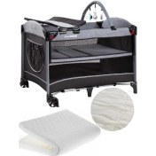 Resim 2052 Madre Pro Oyun Parkı 70x110 Cm Bebek Beşik+yatak Hediyeli Gri 