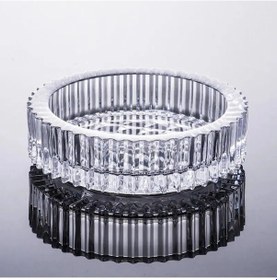 Resim Çeyizci Çarşı Kristal Lüks Küllük Cam Puro Kül Tablası Yuvarlak Kül Tabağı 