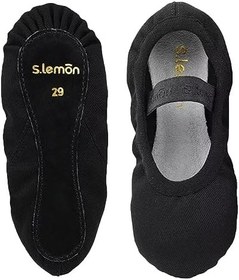 Resim Yeni başlayanlar için bale ayakkabısı, elastik tüm deri taban, dans ayakkabısı, bale ayakkabısı, çocuklar ve kızlar için 