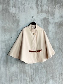 Resim Hatun Atila Kaşe Pelerin Panço Bej - 8720 - Bej / L 