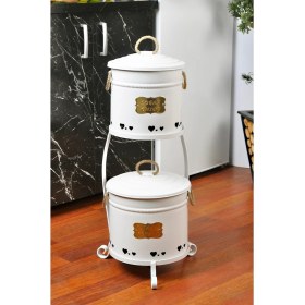 Resim Yıldıray Metal Metal Standlı Patates Soğanlık 