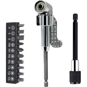 Resim Depolife Matkap Için Vidalama Uç Seti Altıgen Hex Köşe Kör Vidalama Aparatı Hızlı Bits Değiştirme Adaptörü 
