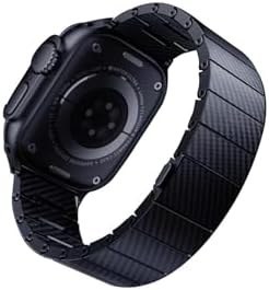 Resim CONSTRAIN - Watch 7/8/9 41mm Kordon Ultra Hafif 600D Karbon 90 Kordon ile Uyumlu 