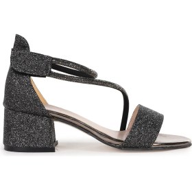 Resim Kiko Kids Pisar Günlük Kız Çocuk 4 cm Topuklu Sandalet Abiye Ayakkabı Platin 