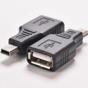 Resim Boblov 5 Pin Mini USB Erkek USB Dişi Aparat Oto Teyp Flash Bellek USB A Dişi Mini USB B 5 Pin Erkek 