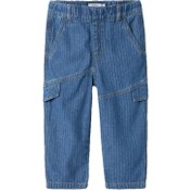 Resim Name It Nmmben Tap Stripe Unisex Çocuk Jean Pantolon 13240293 (13240293) 