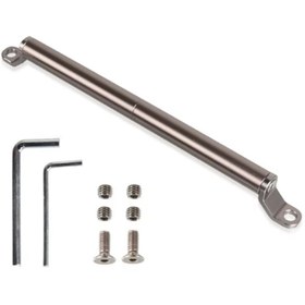 Resim merpa Motosiklet Gidon Dengeleyici Bar Ayarlanabilir Uzunluk NİKEL RENK 