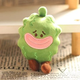 Resim Dzjjna Yeni 1 Adet Dört Inç Iyi Şanslar Karikatür Peluş Oyuncak Bebek Anahtarlık Sevimli Bebek Anahtar Küçük Kolye Seti (Yurt Dışından) 