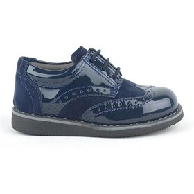 Resim Hidra Rugan Yüksek Tabanlı Klasik Erkek Bebek Ayakkabı Lacivert 