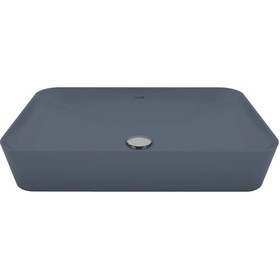 Resim Creavit Ultra 60 CM Tezgah Üstü Lavabo-Basalt Mat Ul060.20000 Lacivert 