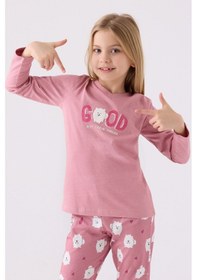 Resim Arnetta Kız Çocuk Pembe Pijama Takımı Ar3088-c-v1 Pembe 