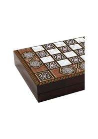 Resim Star Oyun Masif Sedef Tavla Büyük Boy 