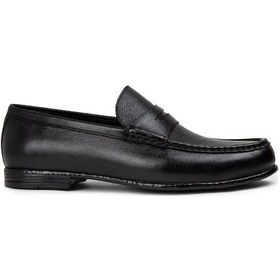 Resim Deery Hakiki Deri Siyah Erkek Loafer Ayakkabı - 01510msyhc03 Siyah 