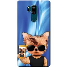 Resim Ceppare Lg G7 Thinq Kılıf LG-G710 Desen Baskılı Silikon Kapak Artist STK:468 
