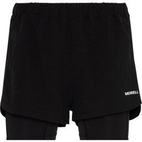 Resim Merrell React Erkek Siyah Koşu Şortu 