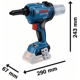 Resim Bosch Grg 18v-16 C 2x4 ah Akülü Perçin Tabancası - 06019K5001 