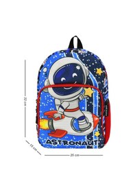 Resim Yeni Sezon Astronot Desenli Anaokulu Kreş Sırt Çantası MAvi 