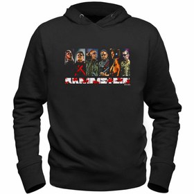 Resim Alfa Tshirt Rammstein Tasarımlı Resim Baskılı Çocuk Siyah Sweatshirt 