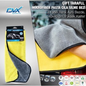 Resim Divortex Çift Taraflı Mikrofiber Pasta Cila Silme Bezi 