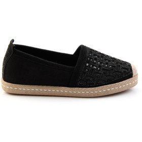 Resim Bambi Siyah Kadın Espadril K01117090802 