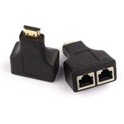 Resim HDMI extender çevirici cat 5e/6 ethernet kablo ile 30m hdmı 1080p HDMI extender çevirici cat 5e/6 ethernet kablo ile 30m hdmı 1080p