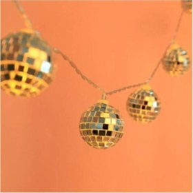 Resim Star Global Mini Dekoratif Disko Topu Süsleme 10LU LED Pilli 