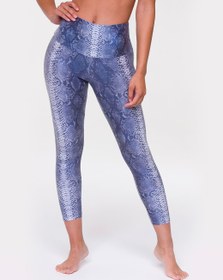 Resim Snake Foil Midi Legging Blue Mamba Tayt - M-L 