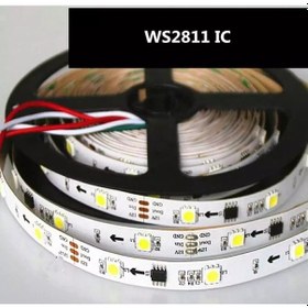 Resim Ws2811 Pixel Şerit Led 24 Volt Ip20 Gün Işığı 5m 