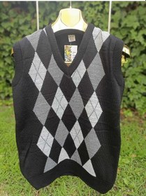 Resim Çocuk Örme Desenli V Yaka Süveter 