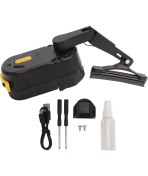 Resim Creatorally Motosiklet Kask Silecek 2 Hız Şarj Edilebilir Evrensel Su Geçirmez Cam Sileceği Için Motosiklet Scooter Kask (Yurt Dışından) 